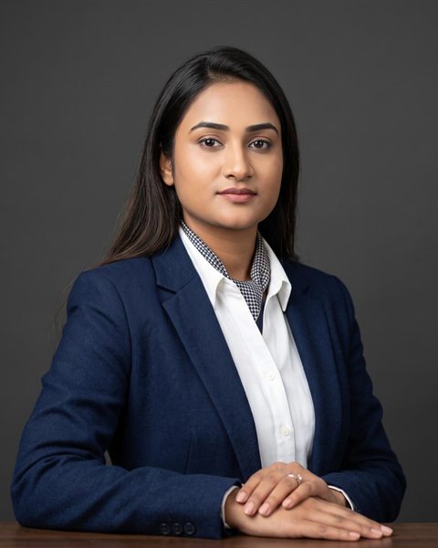 Portrait of Shefali Sharma, Administration and Inventory Executive